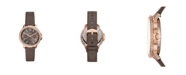 Fossil Women's Izzy Brown Leather Strap Watch 35mm